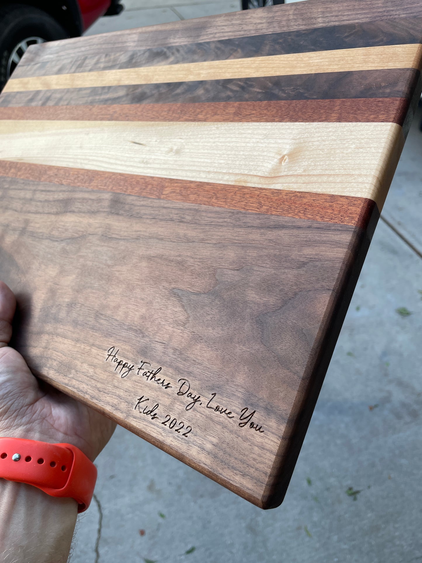 Multi Colored Cutting Board (3/4"-1" Thick)