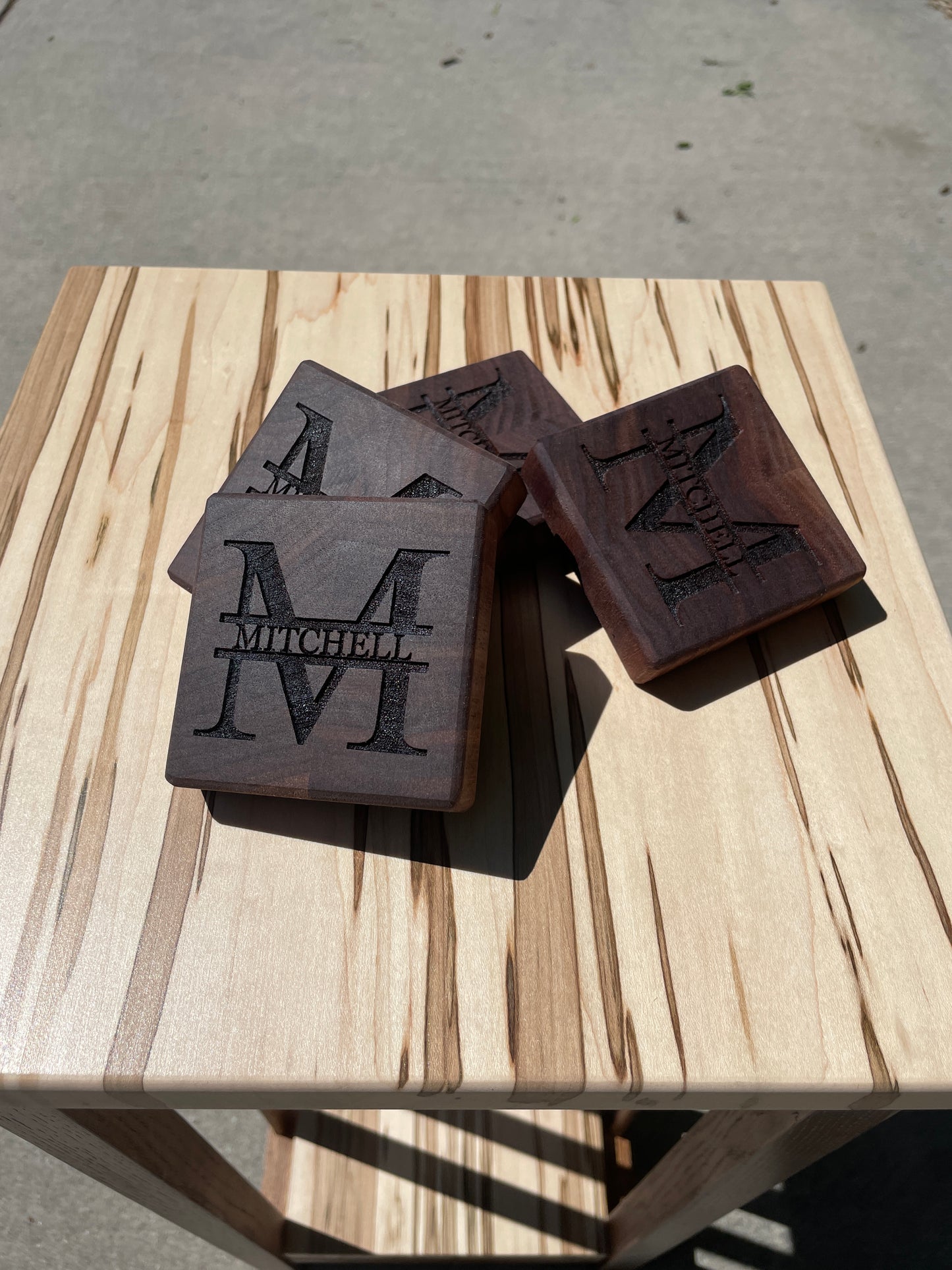 Wood Drink Coasters