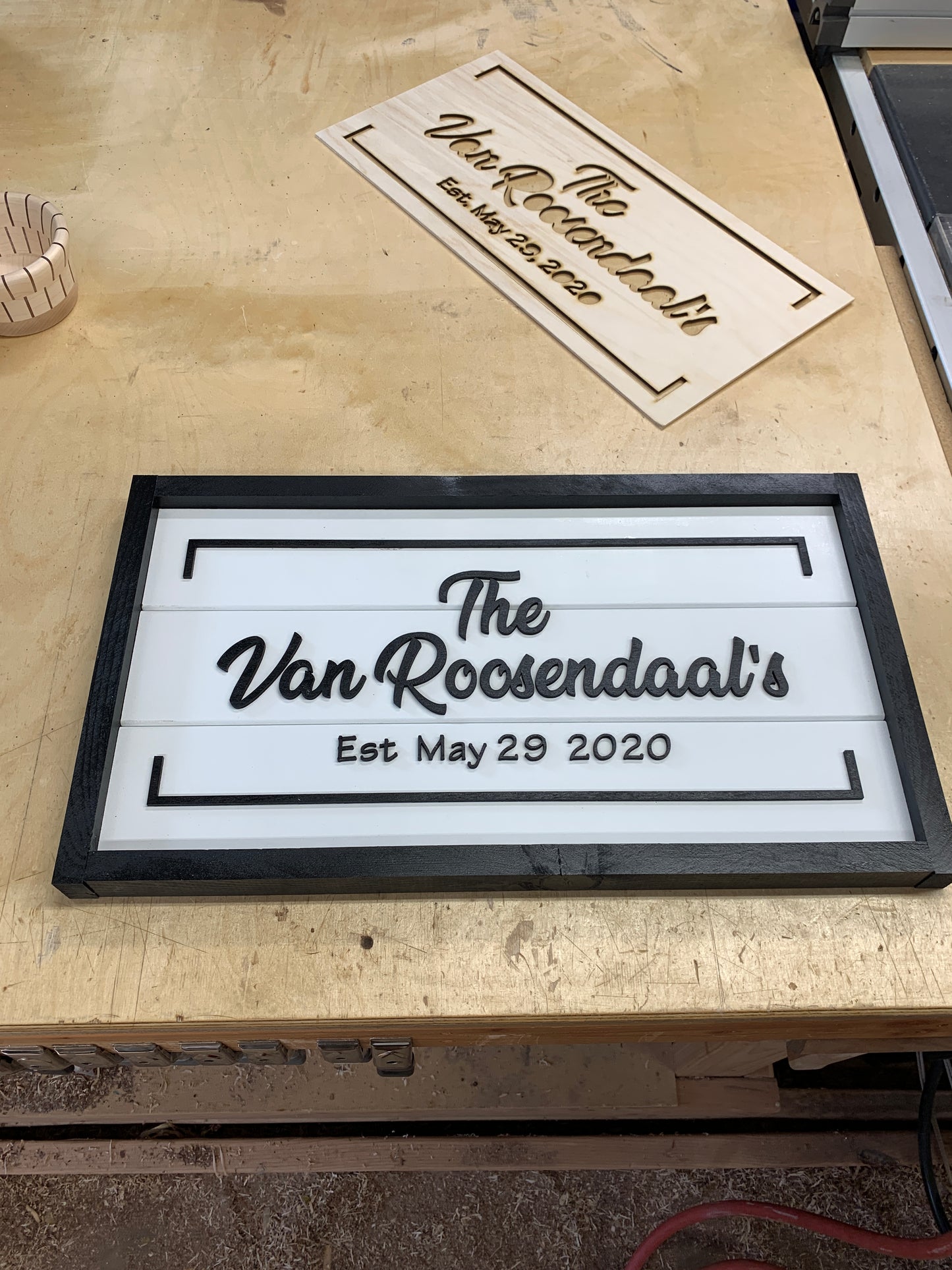 Custom Wood Name Signs
