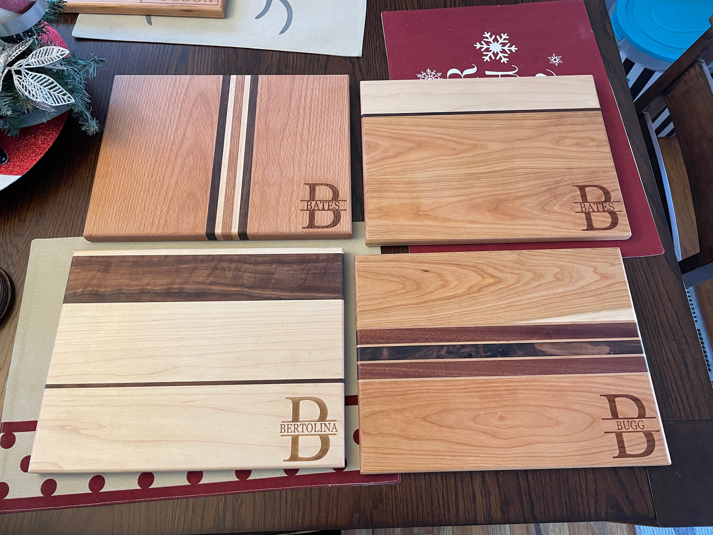 Multi Colored Cutting Board (3/4"-1" Thick)