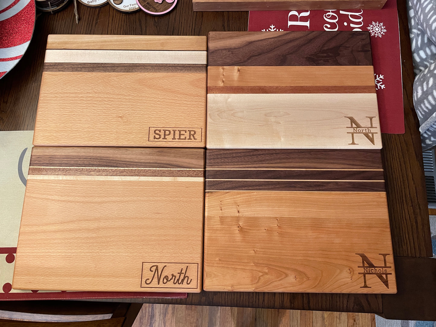 Multi Colored Cutting Board (3/4"-1" Thick)