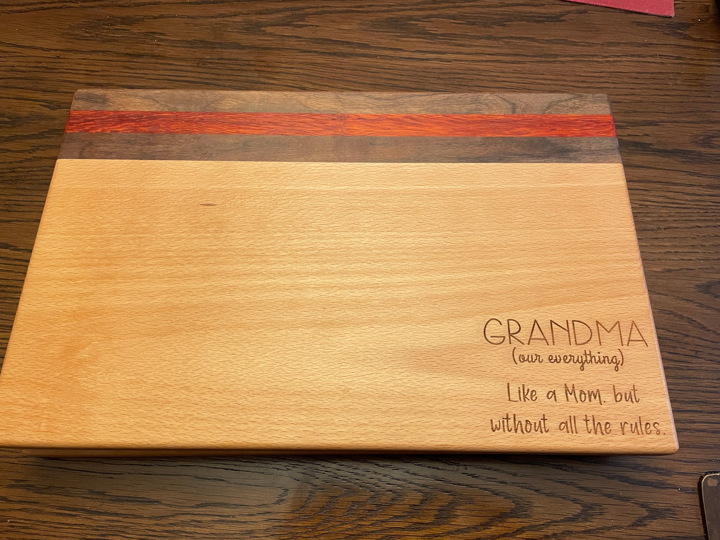Multi Colored Cutting Board (3/4"-1" Thick)