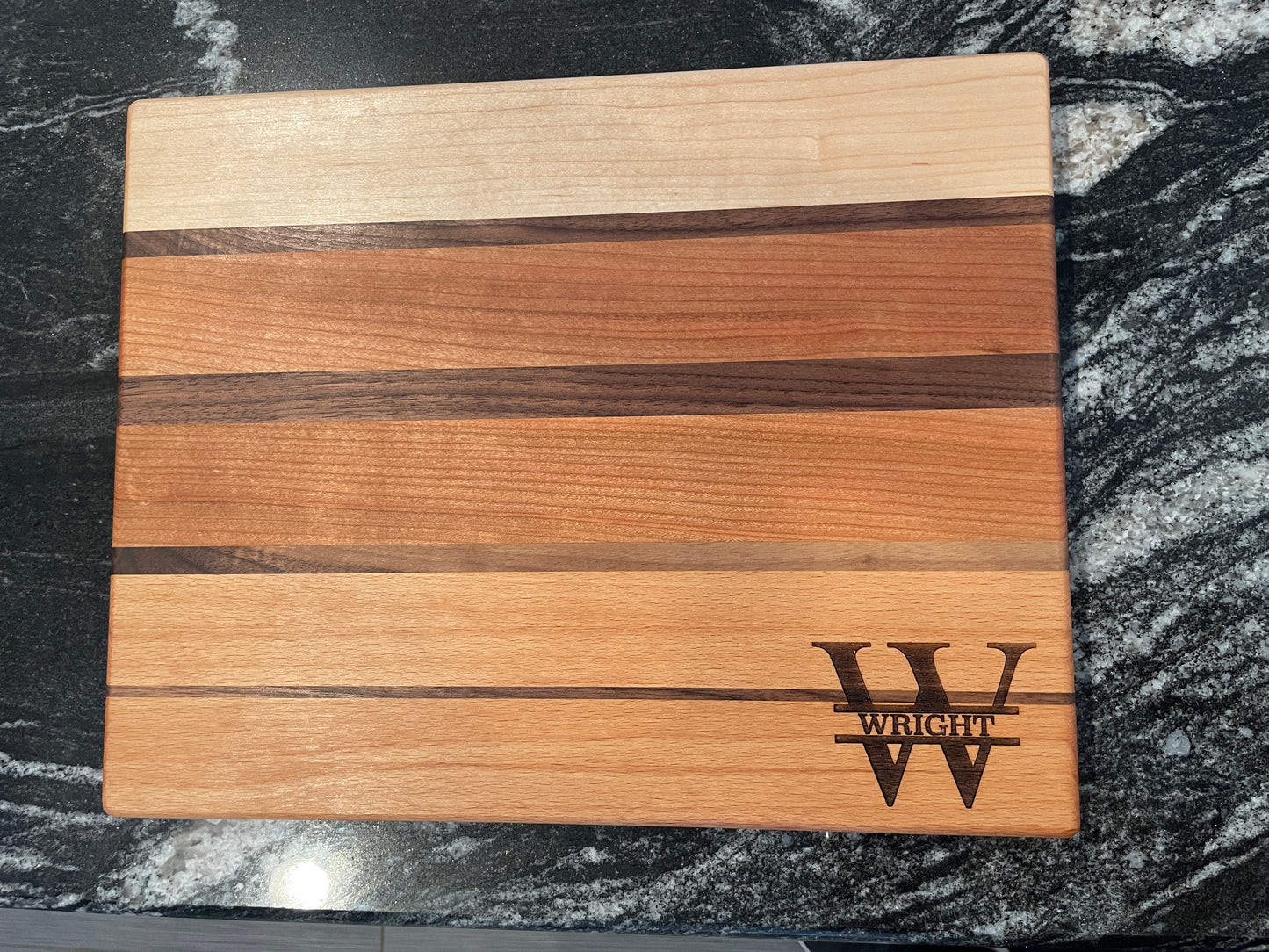 Multi Colored Cutting Board (3/4"-1" Thick)