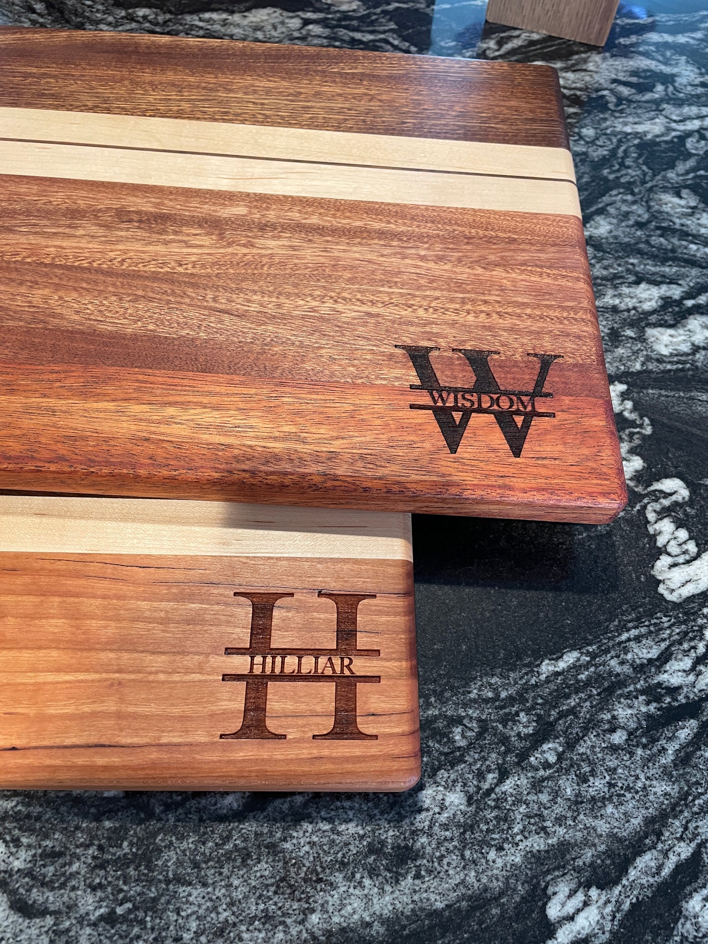 Multi Colored Cutting Board (3/4"-1" Thick)