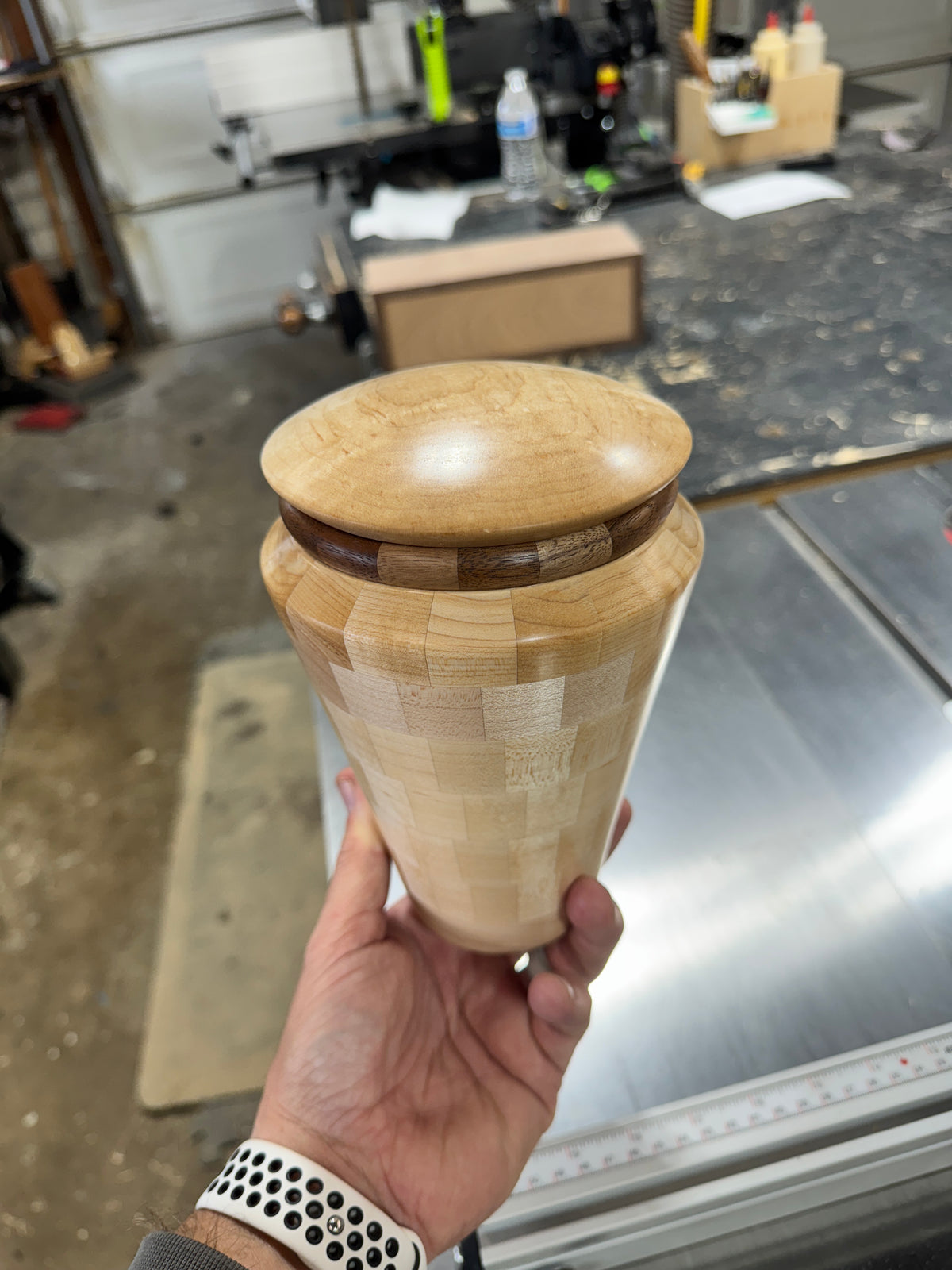 Custom Hardwood Urn (please contact to order, pricing starts at $295)