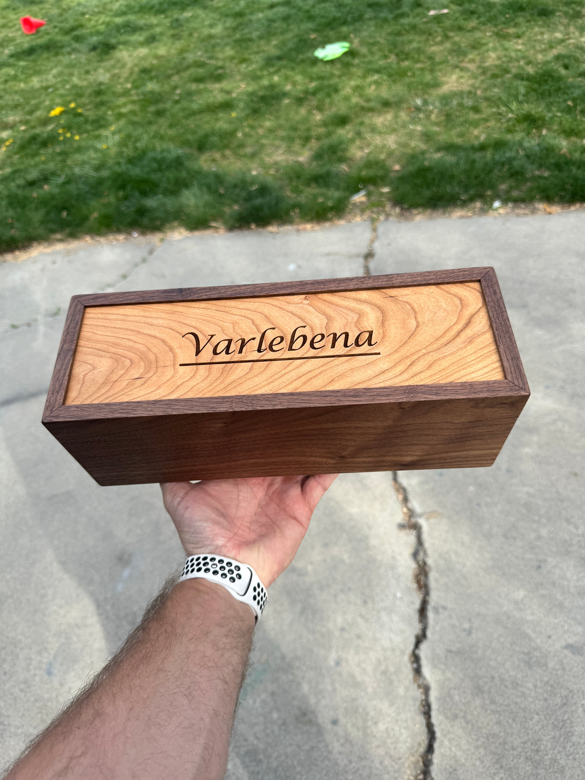 Custom Hardwood Urn (please contact to order, pricing starts at $295)