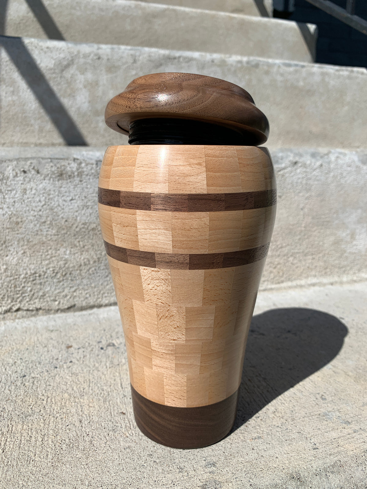 Custom Hardwood Urn (please contact to order, pricing starts at $295)