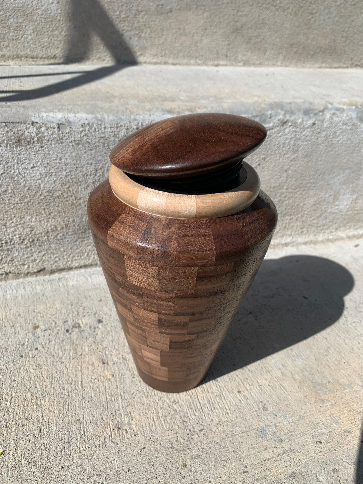 Custom Hardwood Urn (please contact to order, pricing starts at $295)