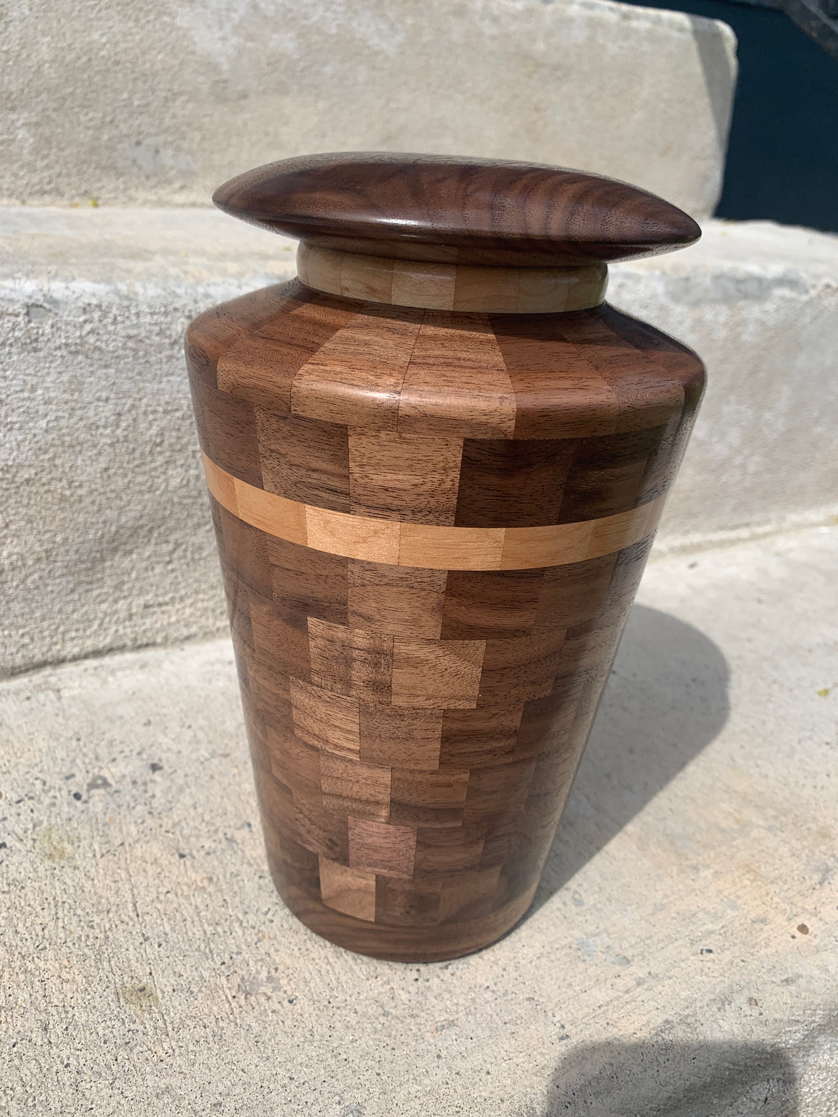 Custom Hardwood Urn (please contact to order, pricing starts at $295)
