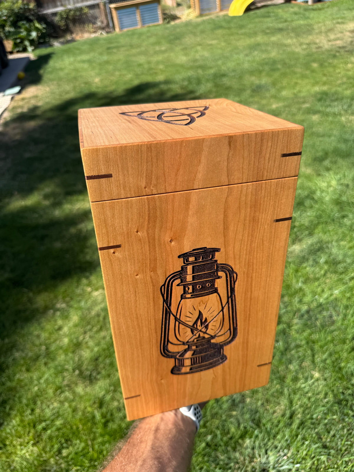 Custom Hardwood Urn (please contact to order, pricing starts at $295)