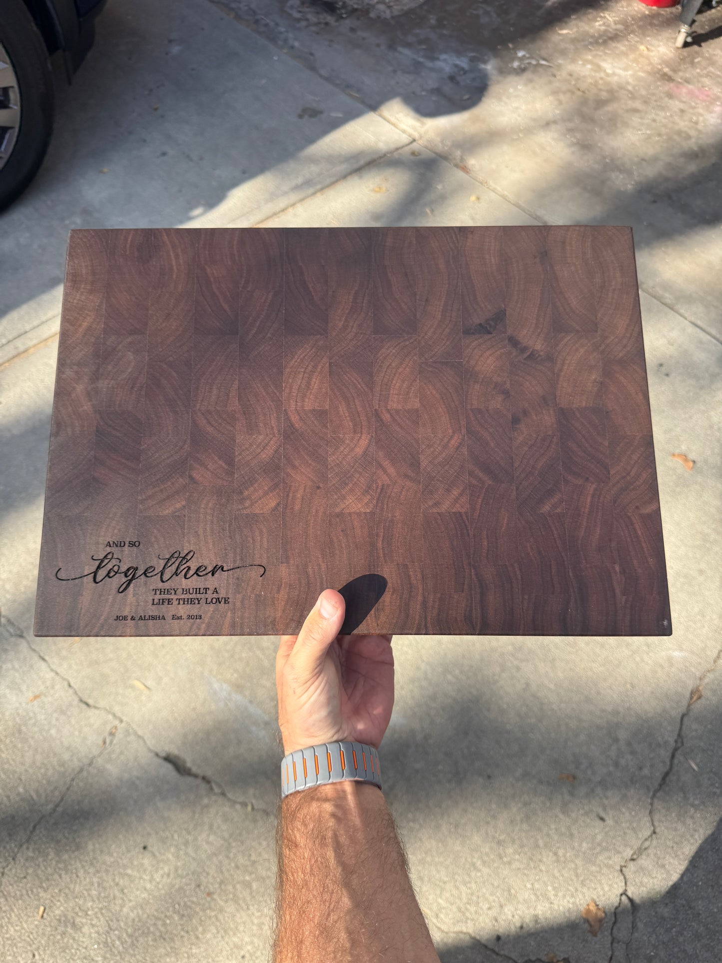 End Grain Cutting Board