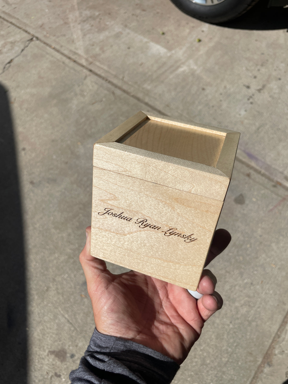 Custom Hardwood Urn (please contact to order, pricing starts at $295)