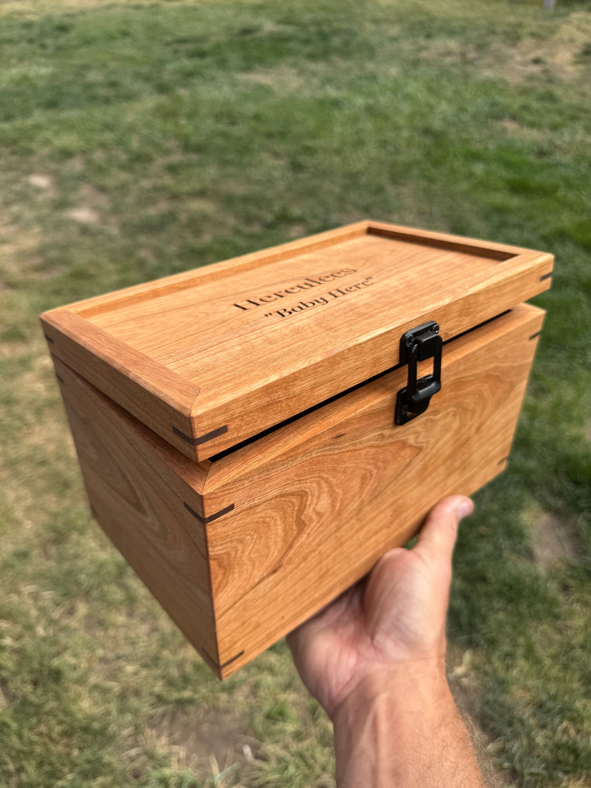 Custom Hardwood Urn (please contact to order, pricing starts at $295)