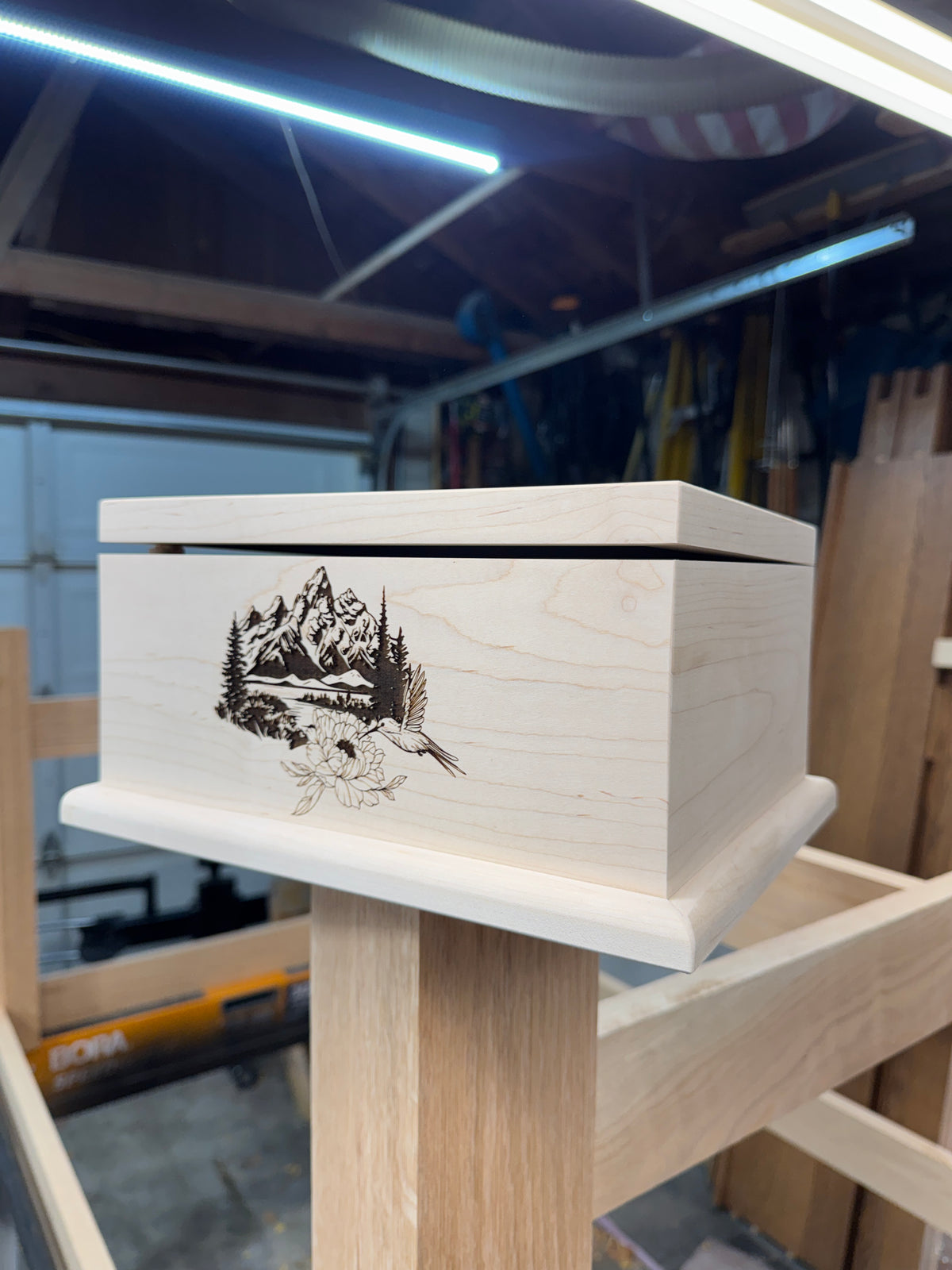 Custom Hardwood Urn (please contact to order, pricing starts at $295)