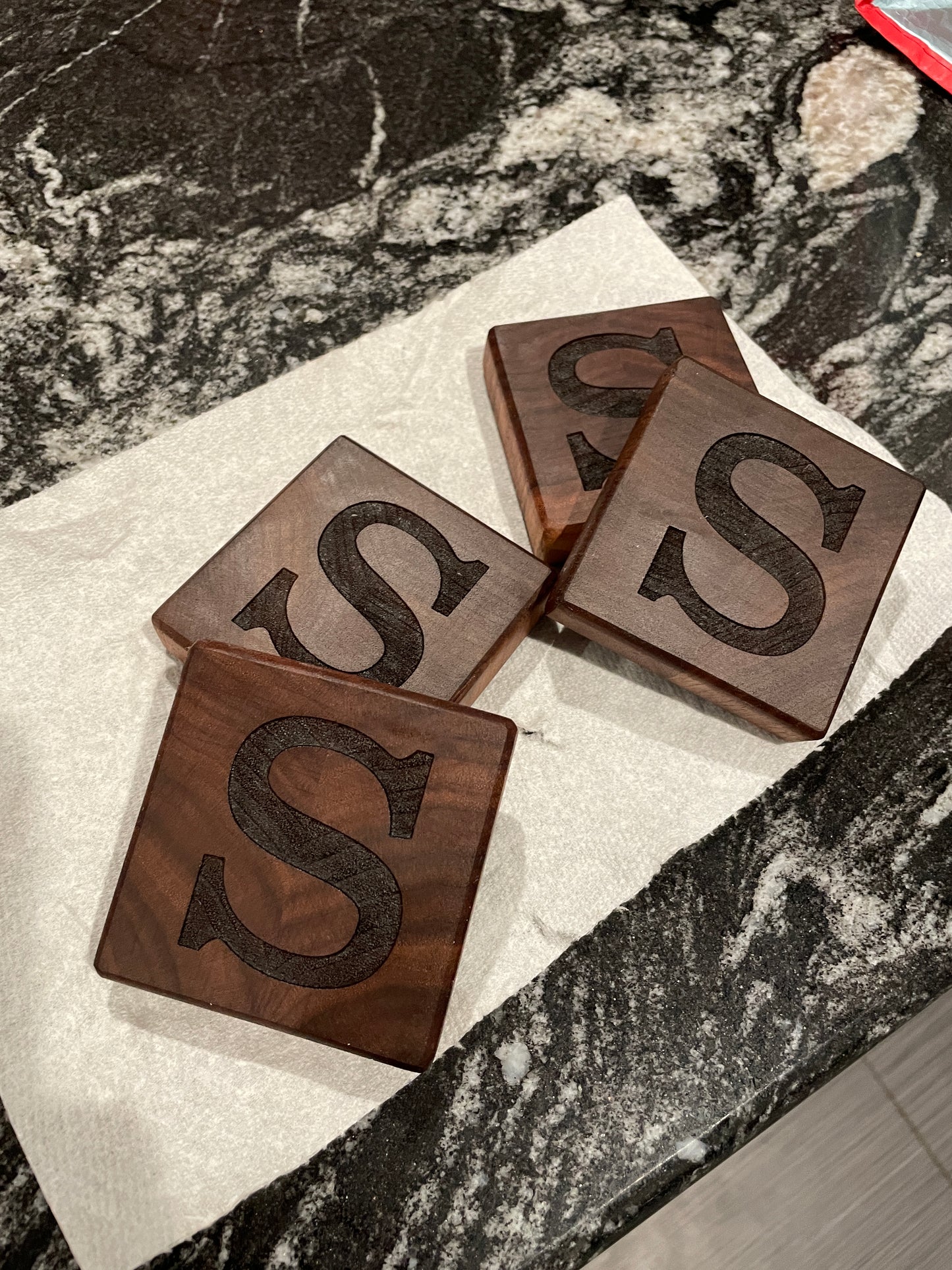 Wood Drink Coasters