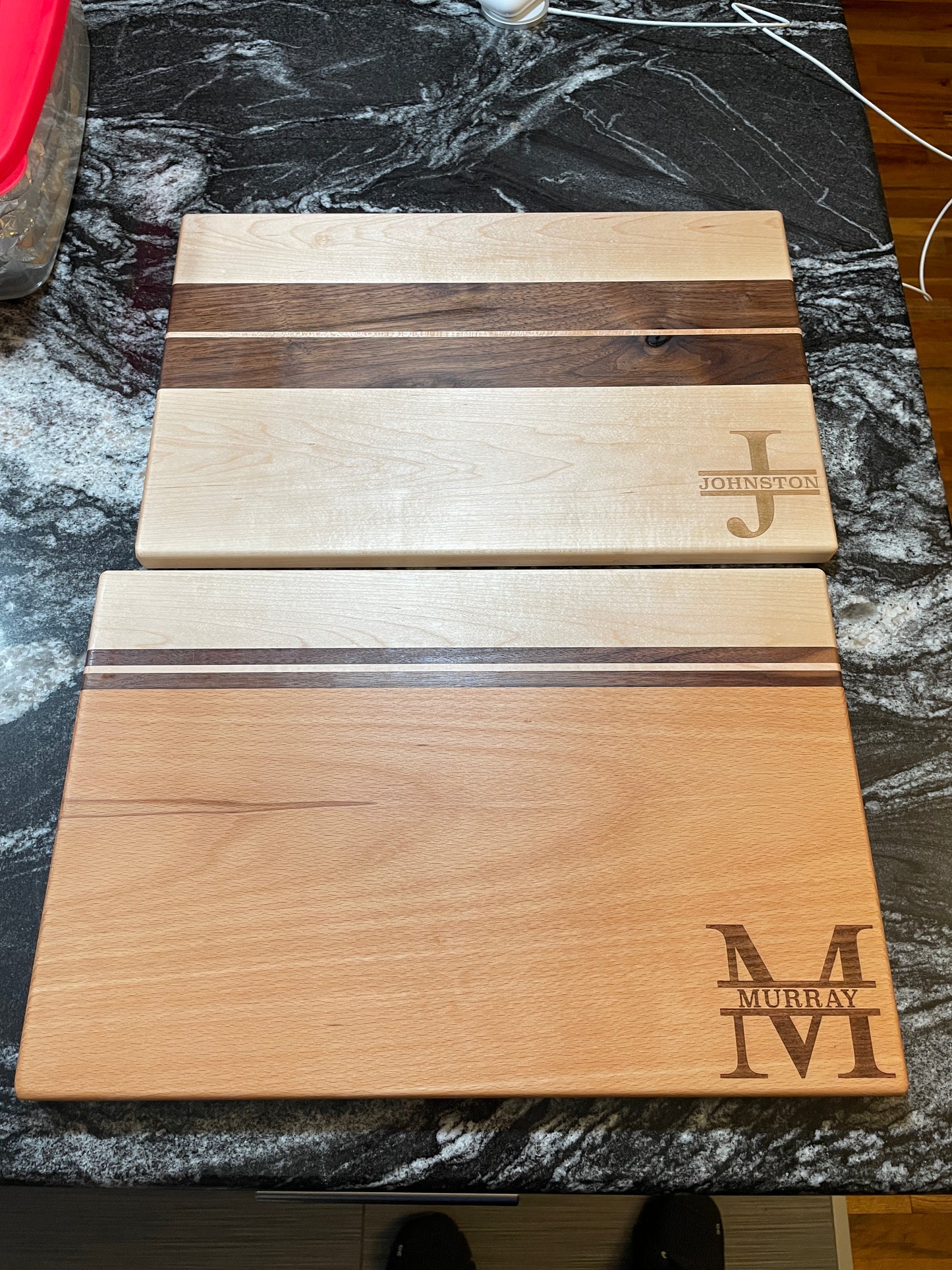 Multi Colored Cutting Board (3/4"-1" Thick)