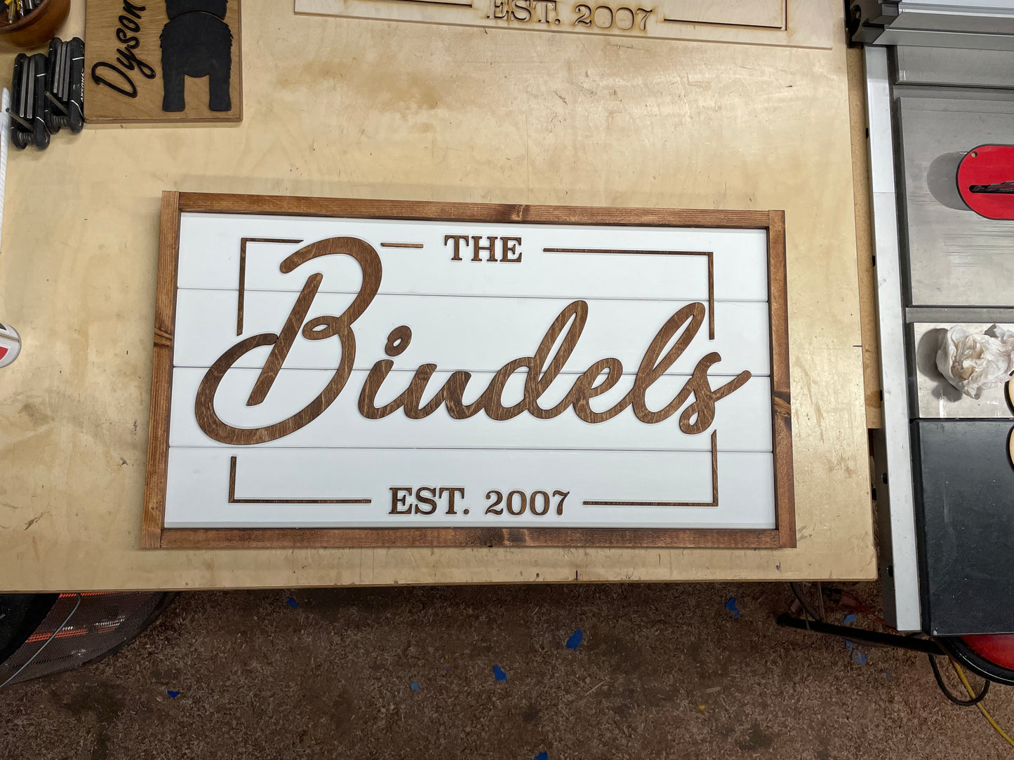 Custom Wood Name Signs