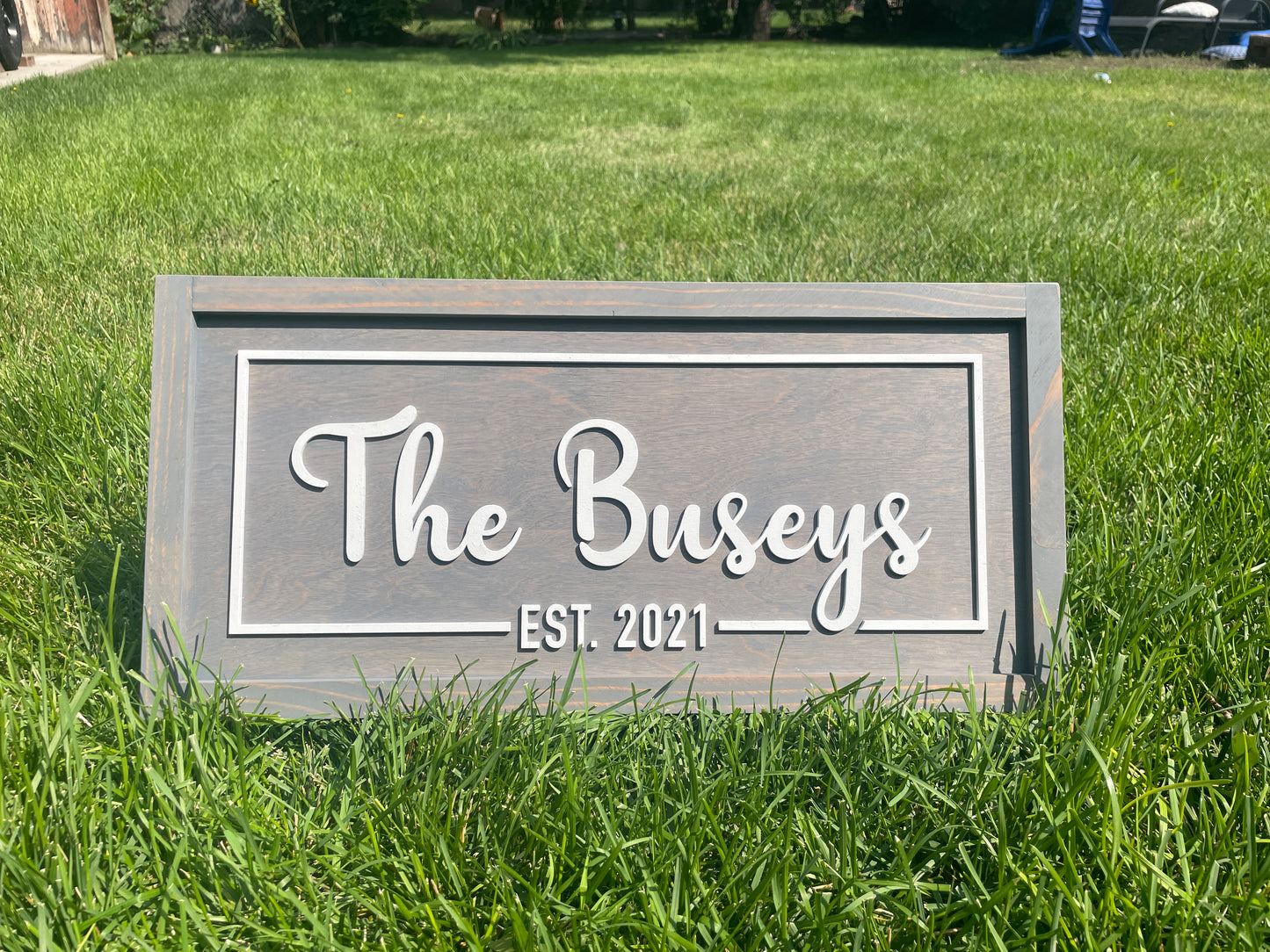 Custom Wood Name Signs