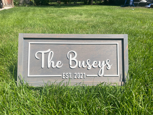 Custom 3D Name Signs